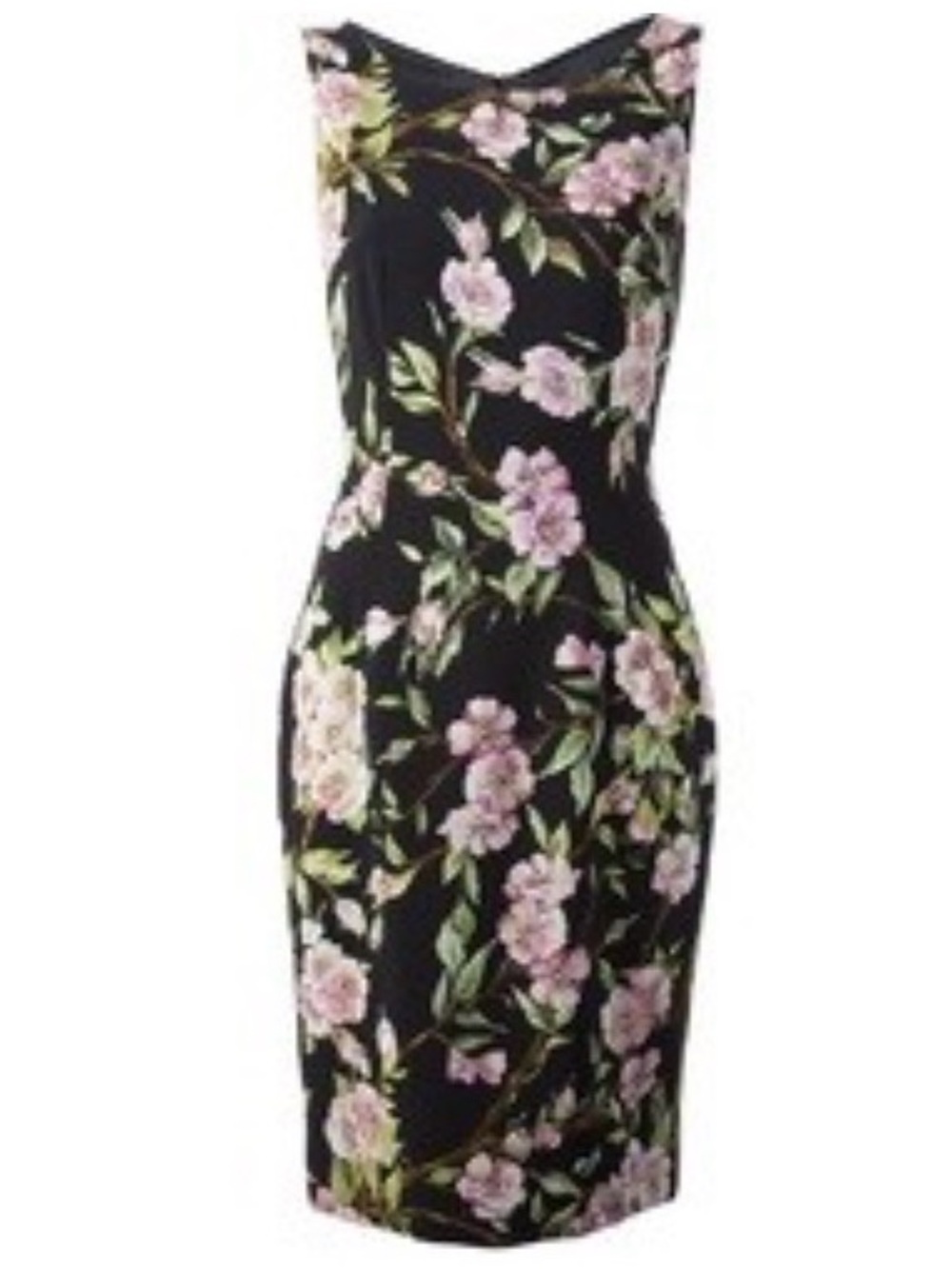Dolce & Gabbana Pink Sheath Mini Dress Scoop Neck Sleeveless